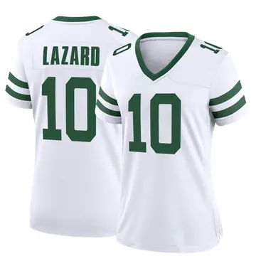 Allen Lazard Jersey Sale (White Autographed #ATT #LIVINLAZISH)