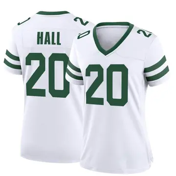 Women's New York Jets Breece Hall Nike White Legacy Player Game Jersey in  2023