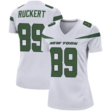 Nike Men's New York Jets Jeremy Ruckert #89 Green Game Jersey