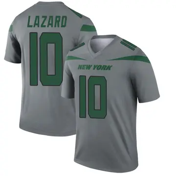 Women's Nike Allen Lazard Stealth Black New York Jets Alternate Game Jersey Size: Large