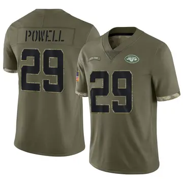 NFL Auction  New York Jets - 2016 #29 Bilal Powell Game Worn Jersey