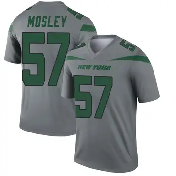 Men New York Jets C.J. MOSLEY #57 Nike Black Game Jersey