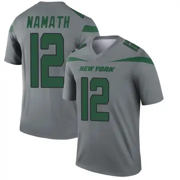 Joe Namath New York Jets Nike Retired Player Game Jersey - Stealth Black