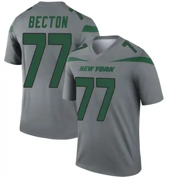 Men's Nike Mekhi Becton Gotham Green New York Jets Player Game Jersey