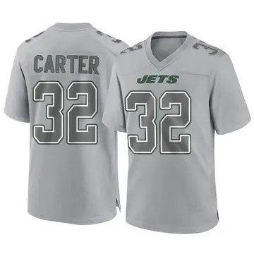 Men's New York Jets Michael Carter Nike White Legacy Player Game Jersey in  2023