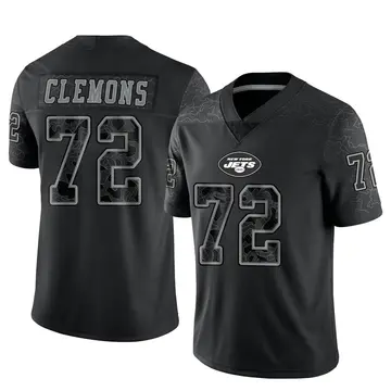 Men's Nike Micheal Clemons Gotham Green New York Jets Game Player Jersey