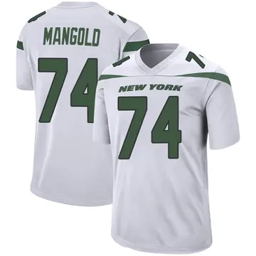 Men's Nike Nick Mangold Gotham Green New York Jets Retired Player Jersey